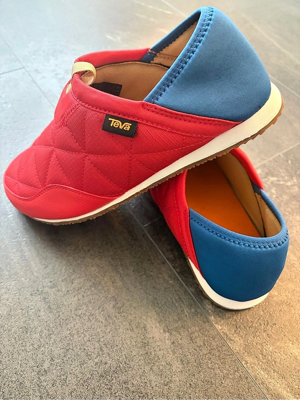 Teva ReEmber Slip-On Sneakers in Red & Blue